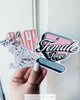 Female Rage: The Musical (Neon Sign) Sticker